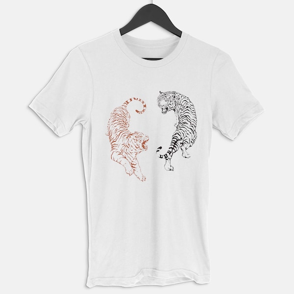 Tiger Vintage T-Shirt | Tiger Shirt, Aesthetic Tee, Retro Shirt, Tumblr Aesthetic