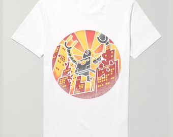 Cool Robot Tee for Fans of Sci-Fi and Futuristic Designs - Perfect Gift for Geeks and Gamers!