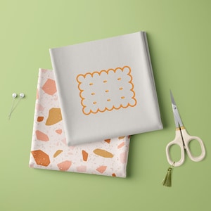 Machine embroidery design - Petit Beurre biscuit (9 different sizes)