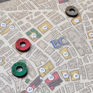 Marqueurs de carte colorés pour Sherlock Holmes Consulting Detective | Accessoires de jeux de société | Cadeau pour une soirée jeux