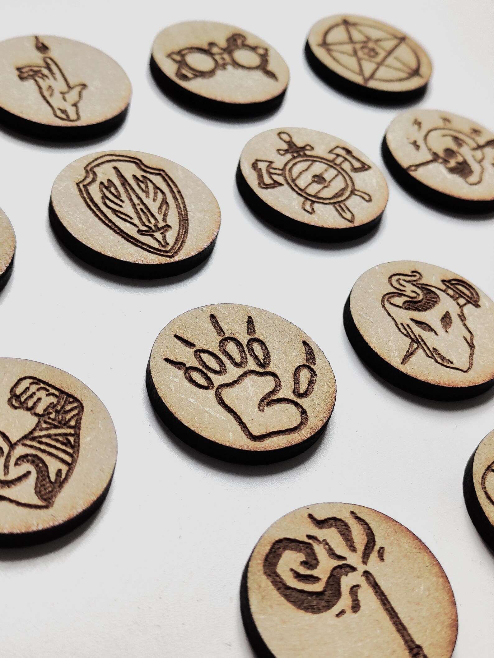 Fantasy Class Tokens: DND 5E RPG Accessories - Etsy