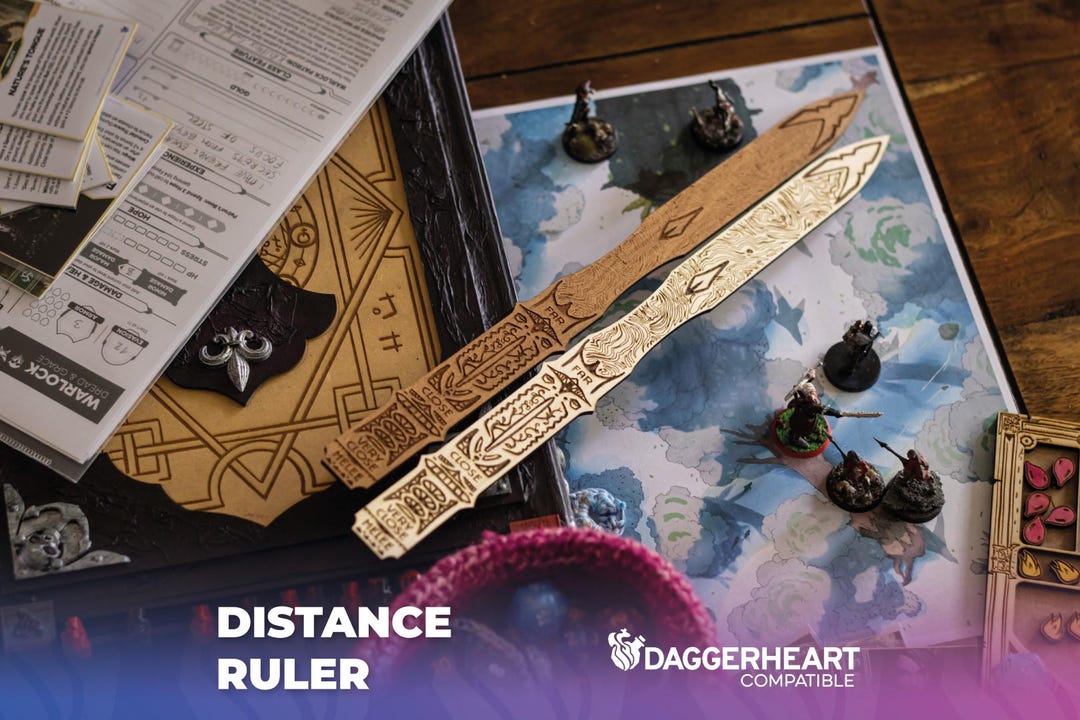 Daggerheart Distance Ruler (daggerheart Compatible) | Map Measurement ...
