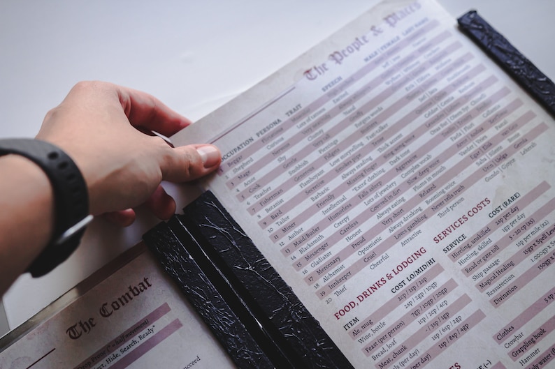 DND DM Screen Inserts Dungeon Master Accessories DND 5E Etsy