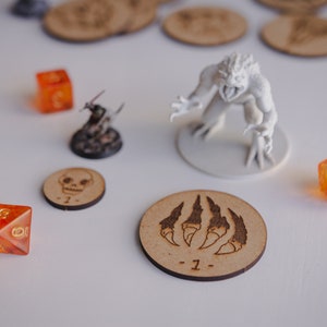 Large Monster Tokens DND 5E Tokens RPG Accessories for Game Nights ...
