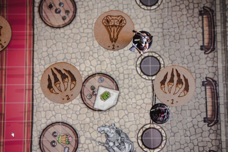 Laser Engraved Monster Tokens: DND 5E RPG Accessories - Etsy