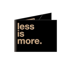 折り紙ウォレット - LESS IS MORE 100%リサイクル、ビーガンウォレット