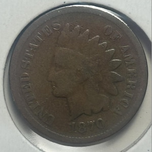 1870 Indian Head Cent G-4