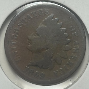 1869 Indian Head Cent G-4