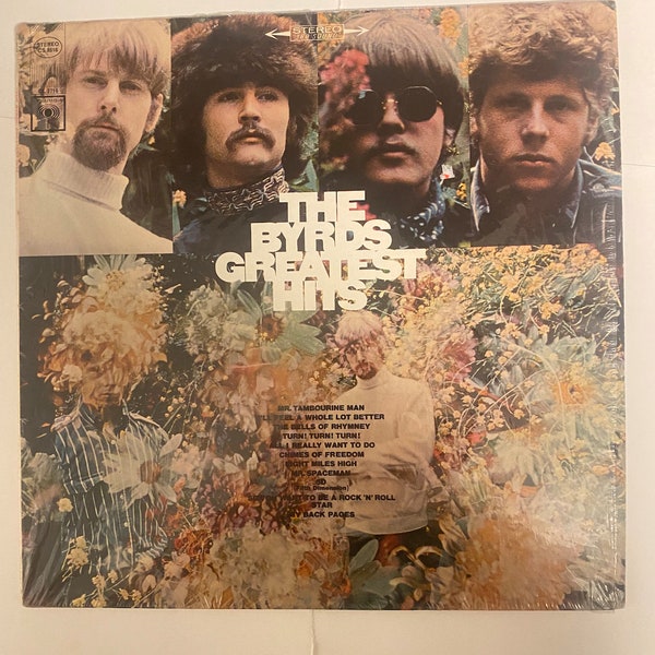 Vintage The Byrds Greatest Hits Vinyl LP 1967