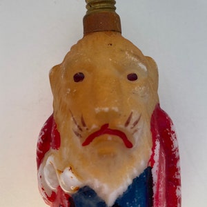 Vintage Lion in Suit Christmas Lightbulb - Very Unique!