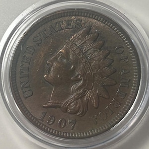 1907 Indian Head Cent MS-60