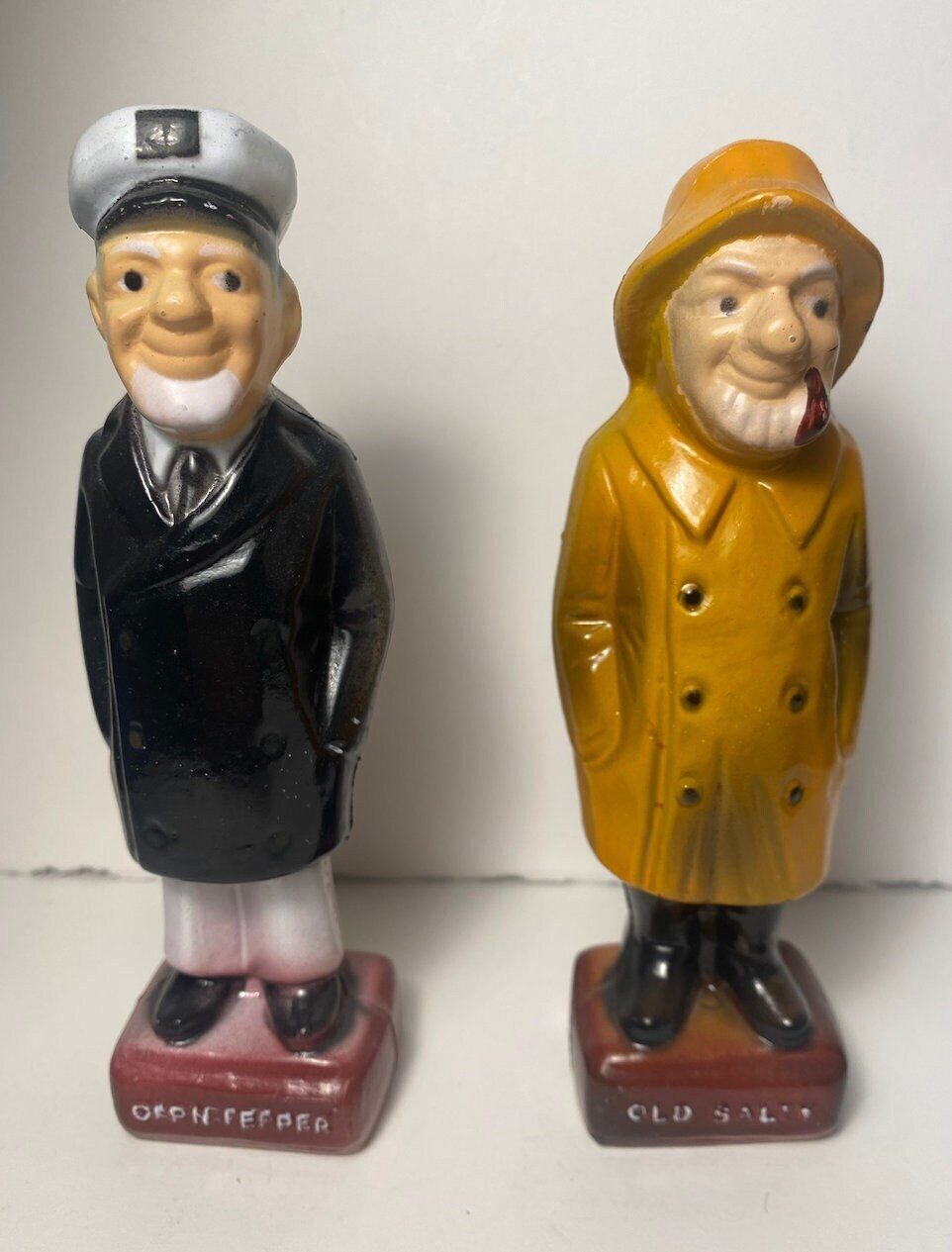 Vintage Cap'n Pepper & Old Salty Salt and Pepper Shakers Etsy