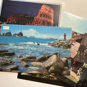Lot de 10 cartes postales vintage - Assortiment - Lot de 7