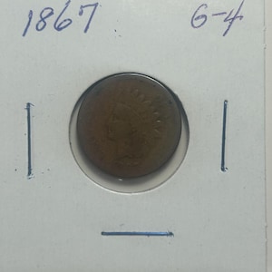1867 Indian Head Cent G-4