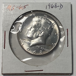 1968-D Kennedy Half Dollar MS-65