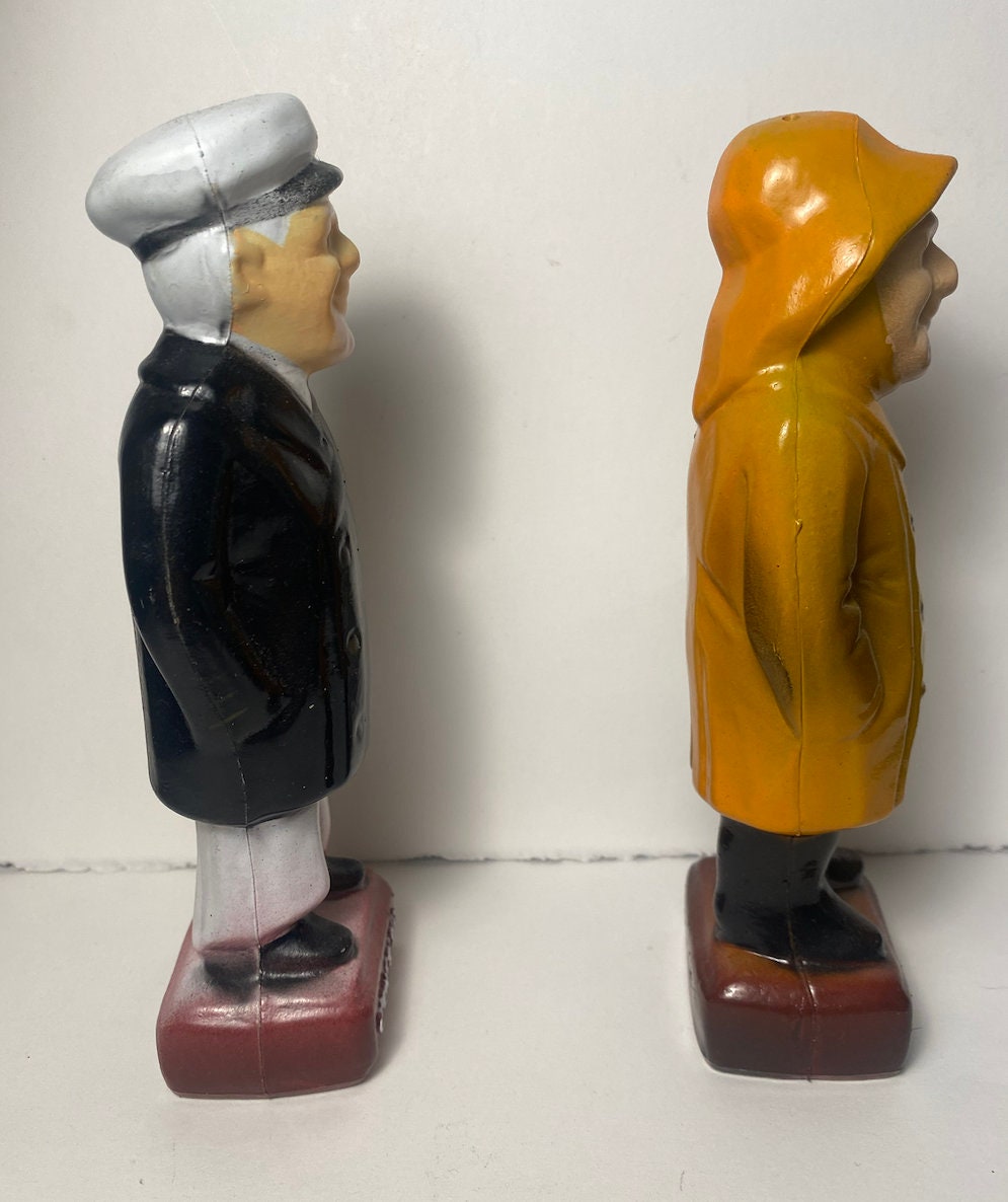 Vintage Cap'n Pepper & Old Salty Salt and Pepper Shakers Etsy