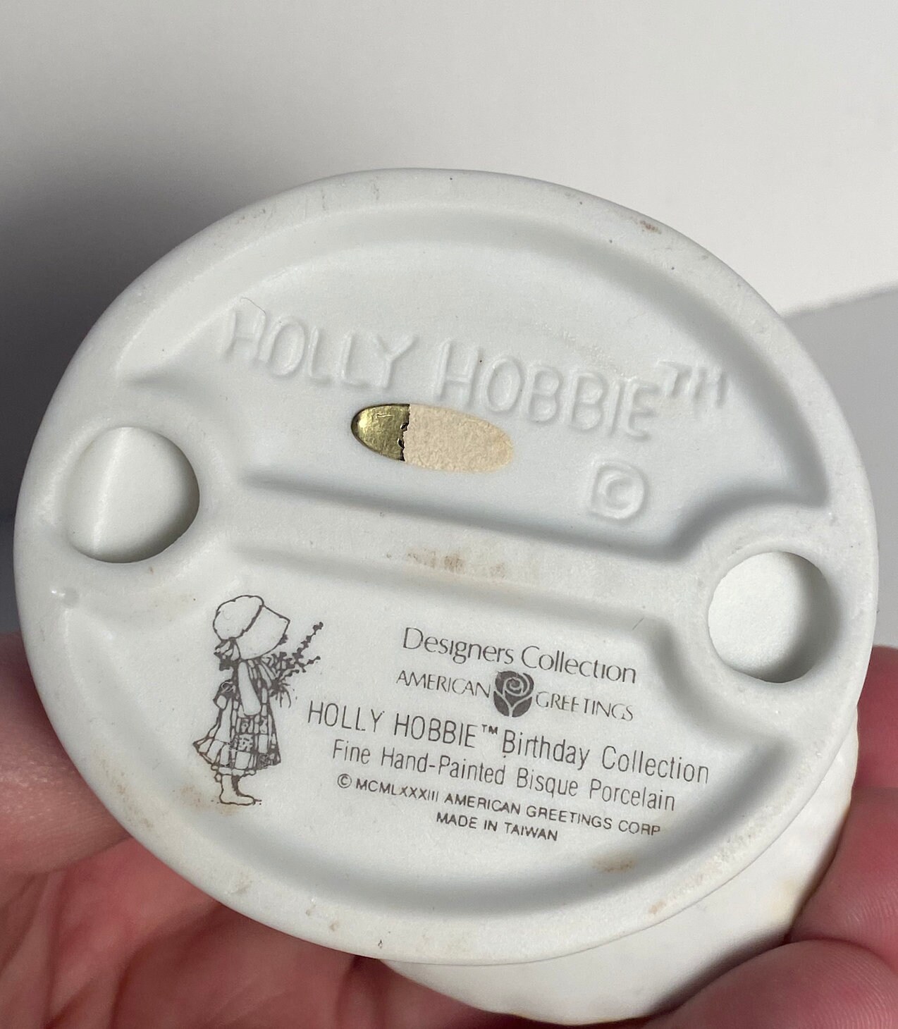 Vintage Holly Hobbie Birthday Collection 2 Figurine Fine Hand-painted