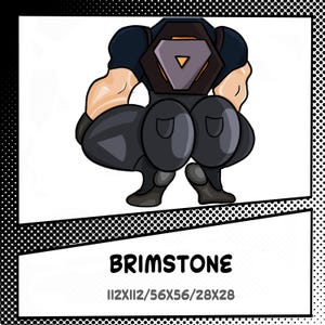 Animated & Static Brimstone Dumpy | Valorant Emote for Twitch, Discord, YouTube, Facebook