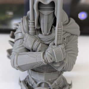 3D Printed Collectable Paintable Darth Revan Fan Art Bust