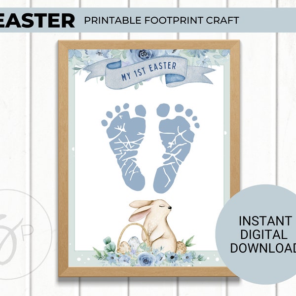 Baby Boy Footprint Etsy
