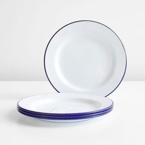 Enamel White Plate ( Asyèt Emaye)