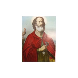 Saint Peter Laminated Prayer Card