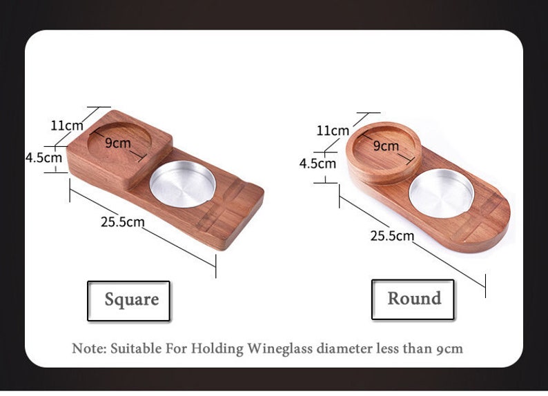 Wooden Whiskeybourbon and Cigar Ashtray and Drink Holder Combo Etsy