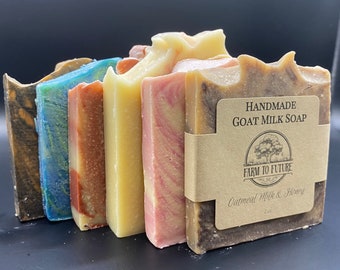 2oz Sample Size Goat Soap Bar Handmade Goat Milk Soap, Wedding Gift, Baby Shower Favor, Valentine's Day Gift