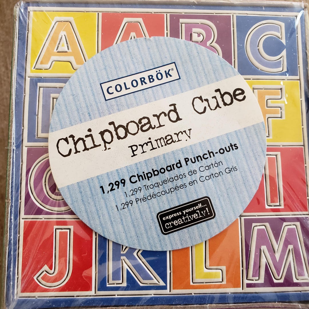 Colorbok Alpha Notes Vintage Scrapbook Ephemera Kit, Colorbok Chipboard Letters & Tags ...