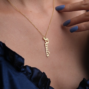 Personalized Silver Name Necklace, Personalized Necklace, Personalized Gift, Elegant Necklace, Birthday Gifts, Christmas Gifts