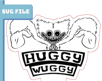 Huggy Wuggy SVG file