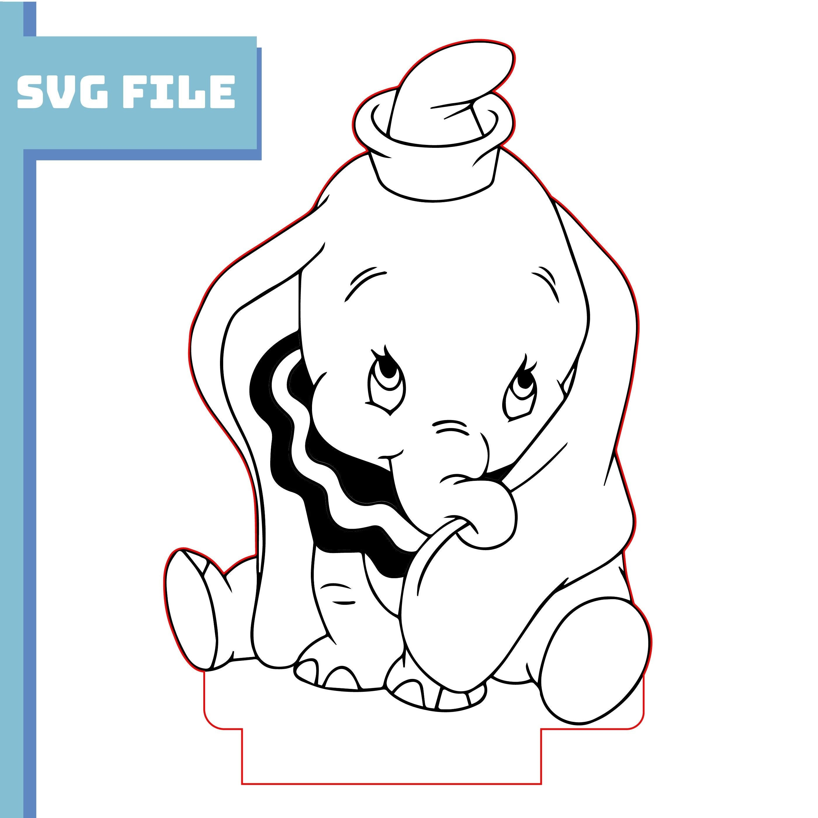 Dumbo SVG File - Etsy