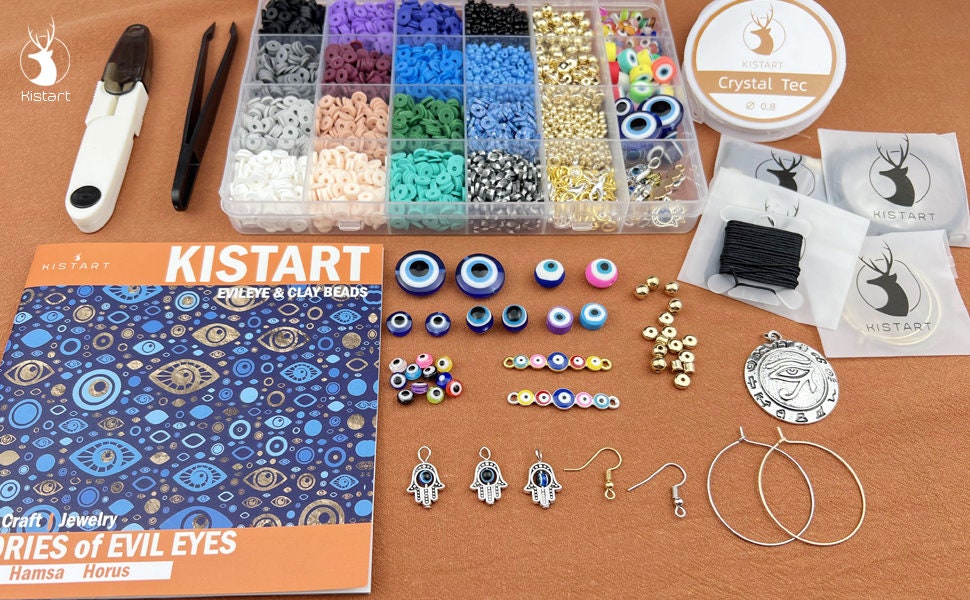 Polymer Clay Earring Making Kit, Gift for Teens and Adults, Make 12 Earrings,  Jewelry Making Supplies for Kids and Adults Arts and Crafts 