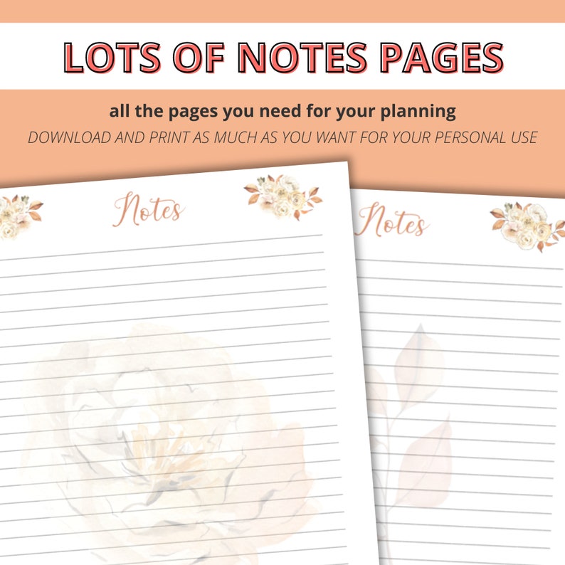 Printable Planner October // Monthly Planner // Weekly Planner ...