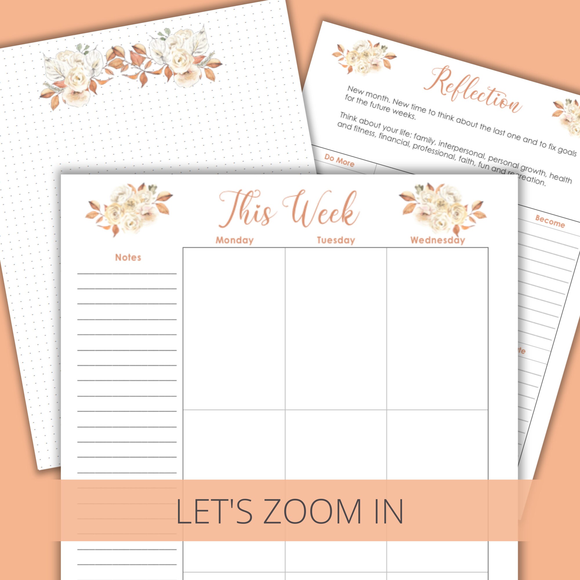 Printable Planner October // Monthly Planner // Weekly Planner ...