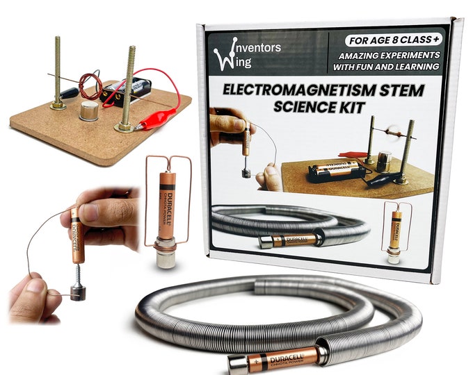Inventors Wing Electromagnetism Science Kit for Kids Aged 8+ | STEM Educational Projects | Learning and Fun Experiments Kit