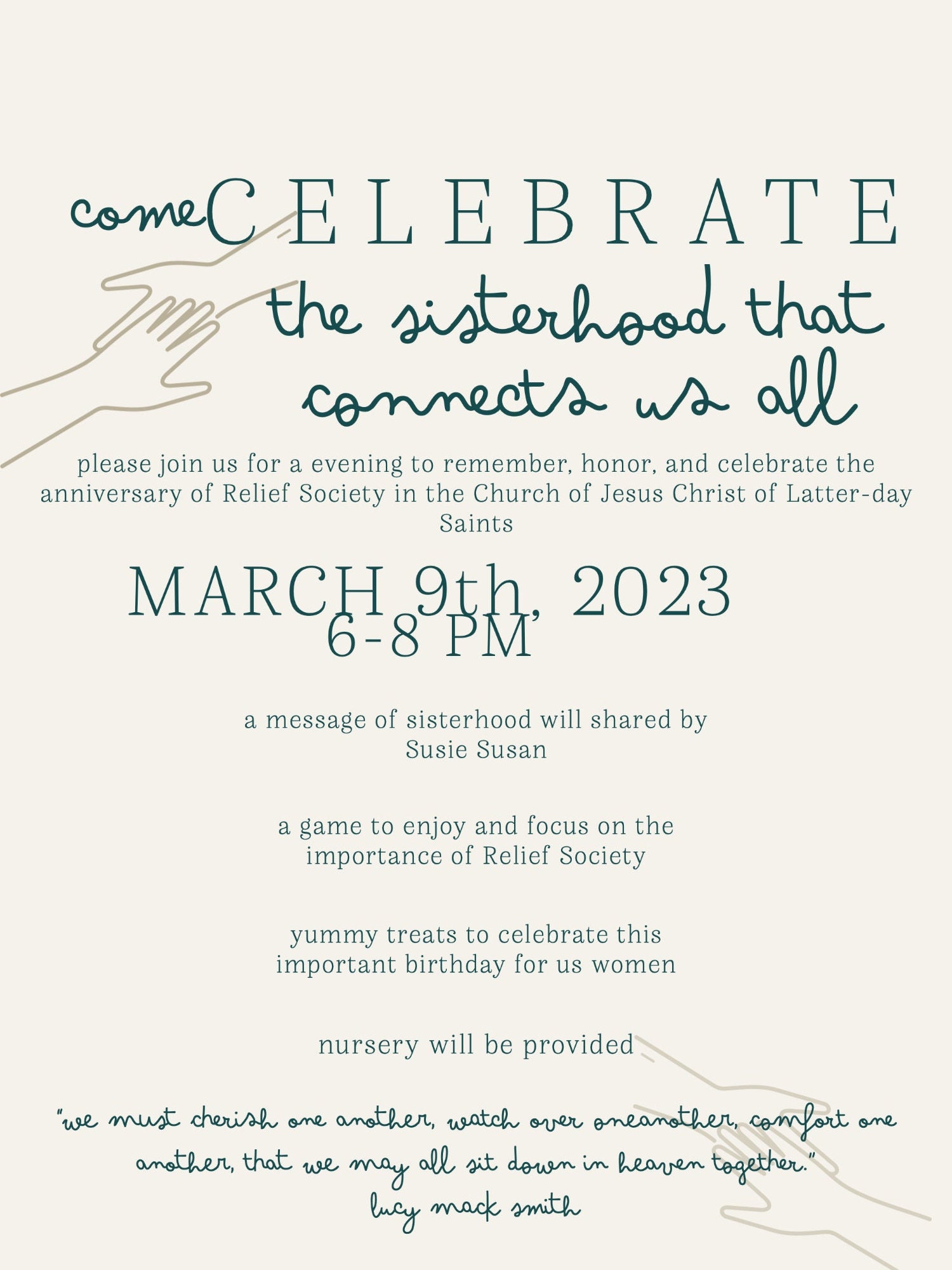 Relief Society Activity Invitation, Lds Relief Society, Religious Activity, Activity Invitation ...