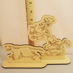 Sheep Cote Clod - Stekkjastaur Icelandic Standing Wood Christmas Ornament