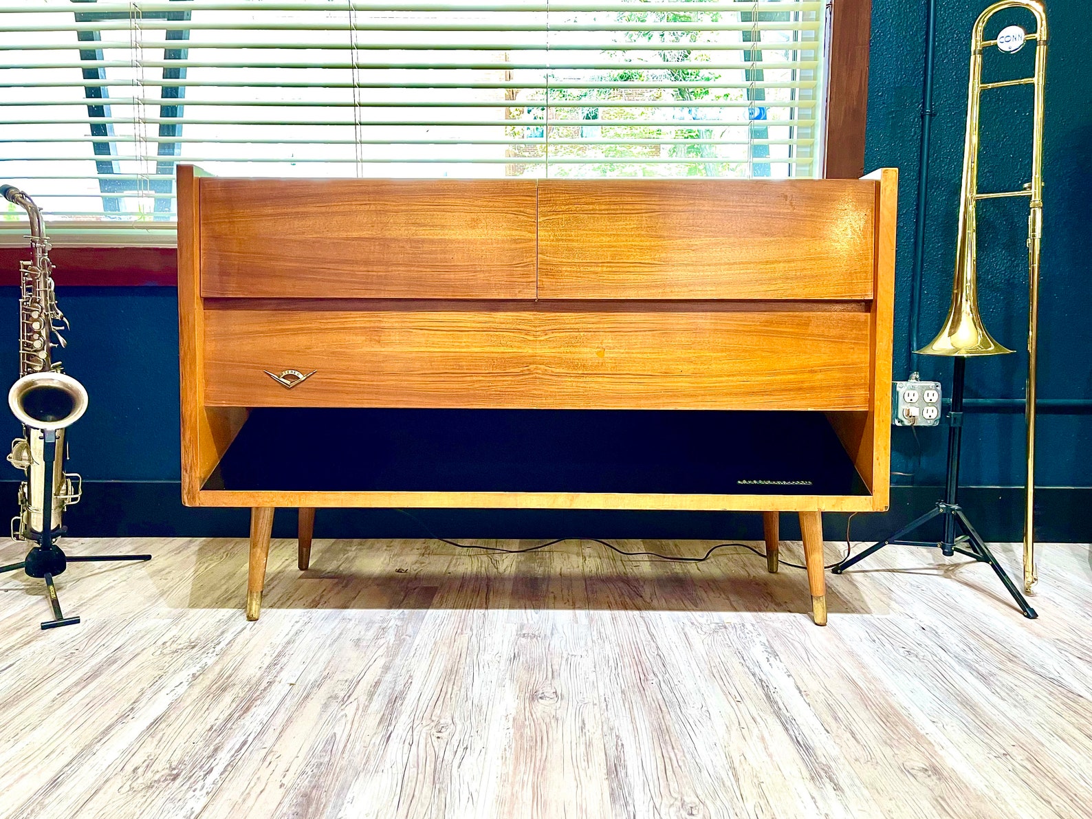 LGC66 MCM Mid Century Modern Stereo Console Grundig Bauhaus Etsy
