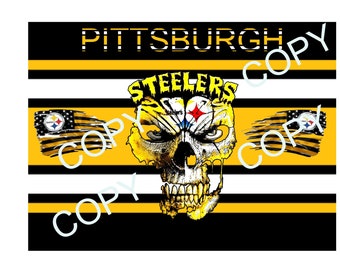 Steelers Skull - Etsy