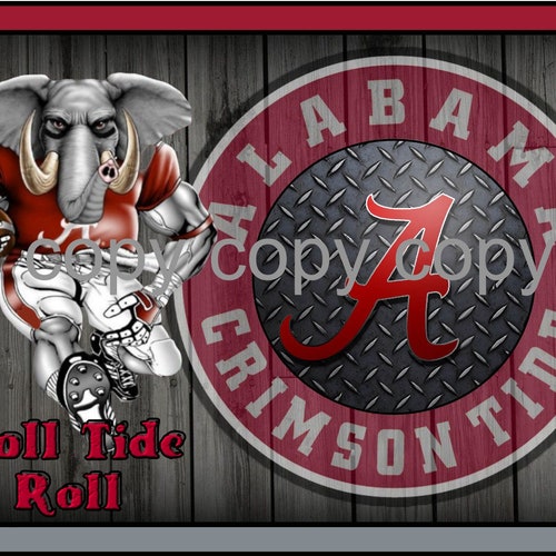 Alabama Crimson Tide Party Pack to Use for Scrapbooking - Etsy