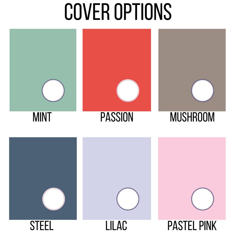 Undated Weekly Planner, Lefthanded or Righthanded Planner, Undated