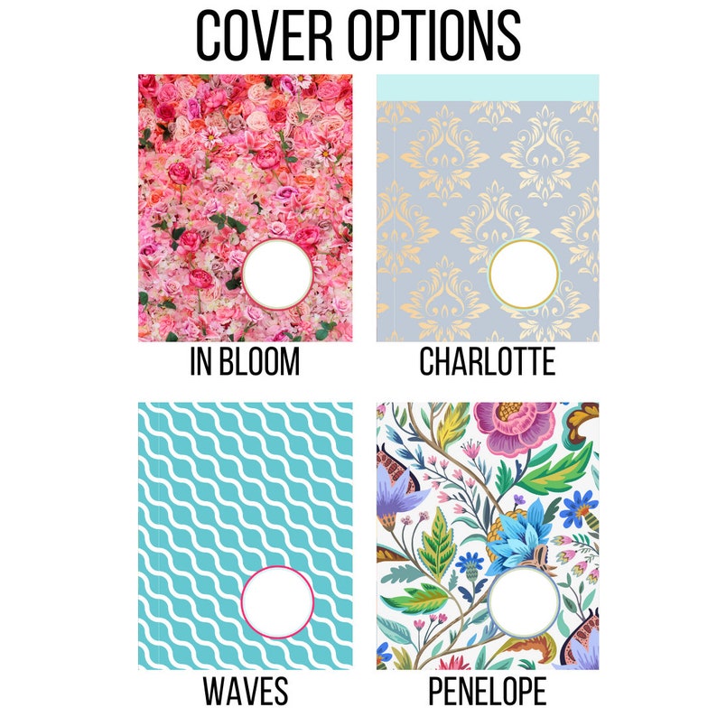 Undated Weekly Planner, Lefthanded or Righthanded Planner, Undated