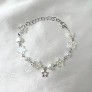 handmade star beaded bracelet