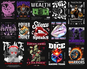 Over 2000 PNG Images: The Comprehensive Streetwear Design Bundle to Meet All Your Needs