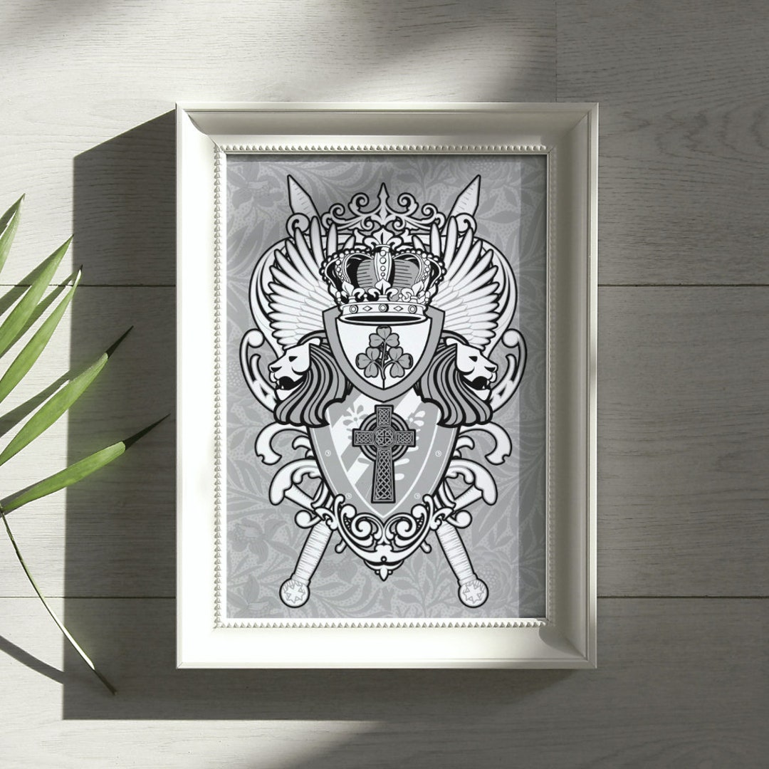 Family Crest Coat of Arms | Custom Logo Design | Family Crest Svg, Png ...