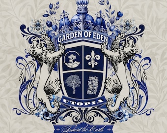 family crest coat of arms | custom logo design | family crest