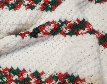 Festive Oversized Crochet Blanket Pattern