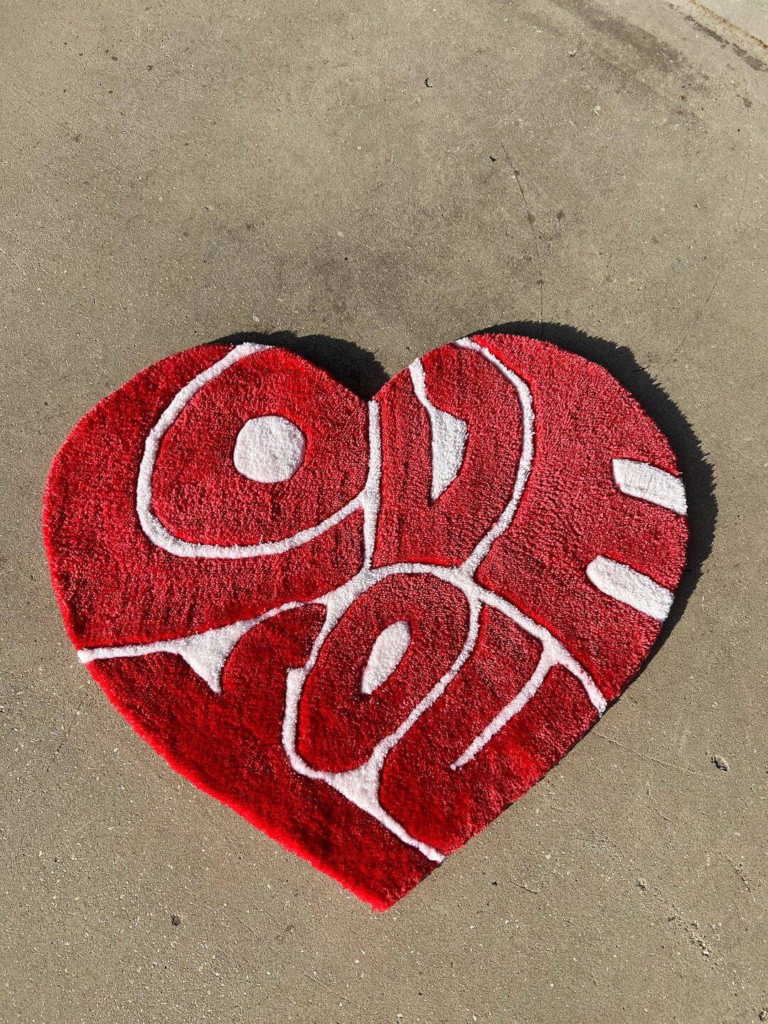 Love Rugs Love You Tufted Rug / %100 HANDMADE - Etsy