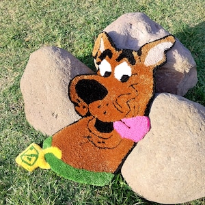 Scooby Ręcznie robiony dywanik pikowany na zamówienie